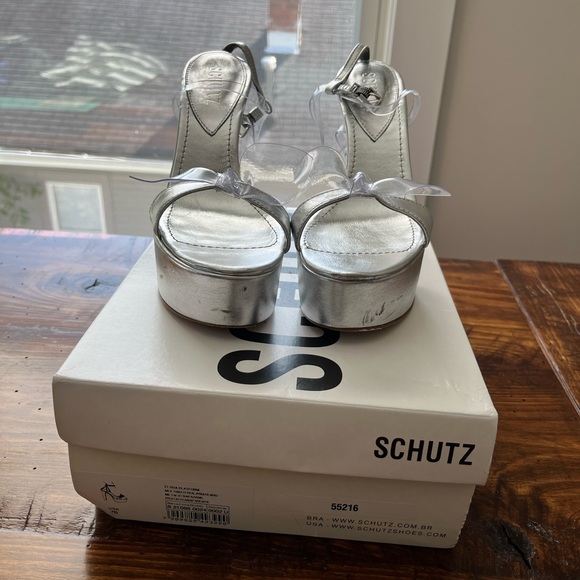 Schutz Elyda Platform Sandal Size 7 - Picture 2 of 9